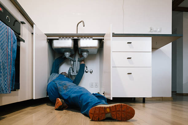 Professional Drain Cleaning technician working in Randall, MN